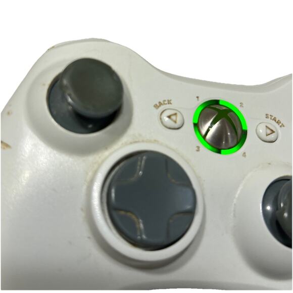 Microsoft Xbox 360 Wireless White Controller - OEM Official Original - Picture 4 of 8